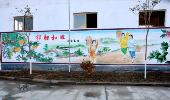 通许乡镇文化墙 乡风文明焕发新活力